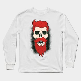 Bearded Skull Long Sleeve T-Shirt